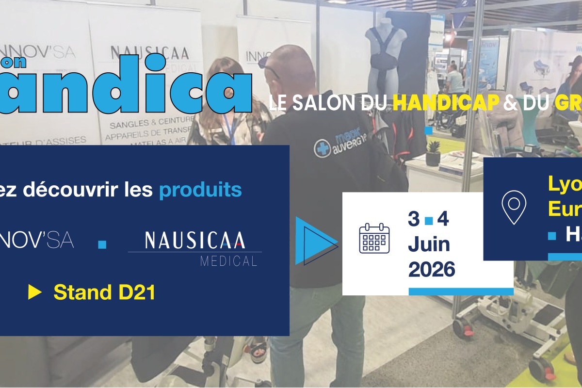 Retrouvez notre équipe au salon Handica Lyon 2026 – Stand 21