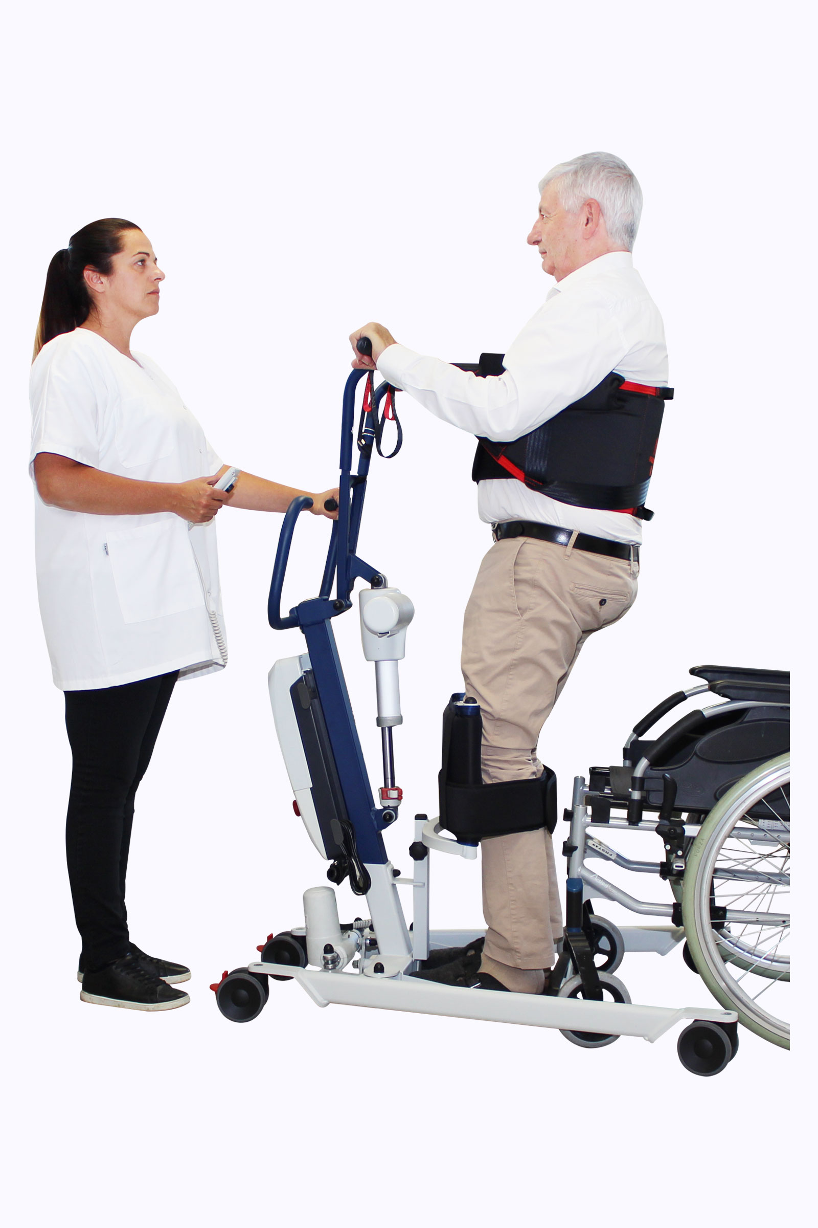 Ceinture ventrale Slim simple pour usage en fauteuil roulant - AKS